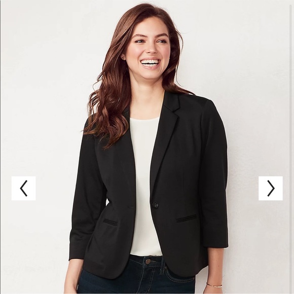 LC Lauren Conrad Jackets & Blazers - NWT LC Lauren Conrad Black Fitted Blazer Size XL